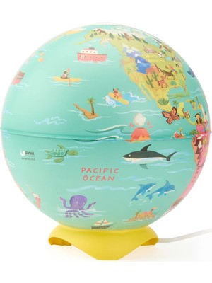 Matmel My Wild World Globe Abajur - Renkli - 26 cm