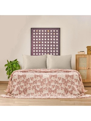 Matmel Soft Belloria Çift Kişilik Yatak Örtüsü - Kiremit - 220X255 cm