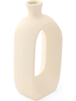 Matmel Home & Decor Doha Vazo - Krem - 25 cm