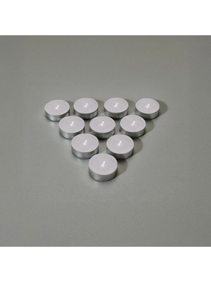 Matmel 25'li Tealight Mum - Gri - 3,8 cm