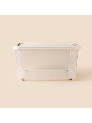 Simple Living Living Agata Organizer Kutu - Şeffaf - 50 Lt