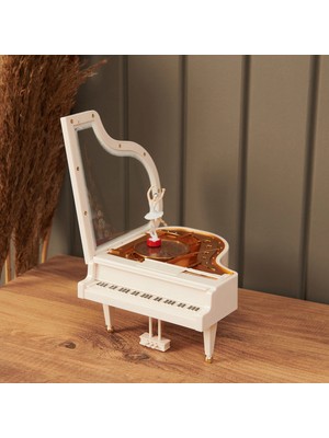 Matmel Balerinli Piyano Tasarımlı Müzik Kutusu