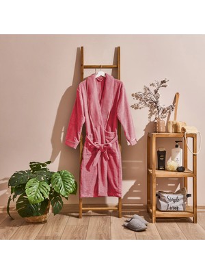 Matmel Soft Anvers Kadın Bornoz - Gülkurusu - L / Xl