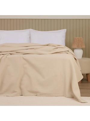 Matmel Soft Sable Tek Kişilik Pike - Bej - 160X220 cm