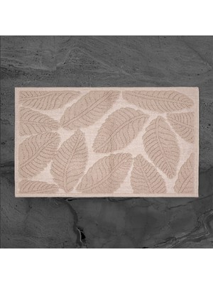 Matmel Soft Big Barg 2'li Banyo Paspası - Bej - 60X100 cm + 50X60 cm