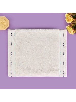 Matmel Soft Tiny El Havlusu - Ekru / Renkli - 30X50 cm