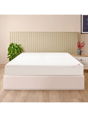 Matmel Soft Fitted Çift Kişilik Serinletici Alez - Beyaz - 160X200 cm