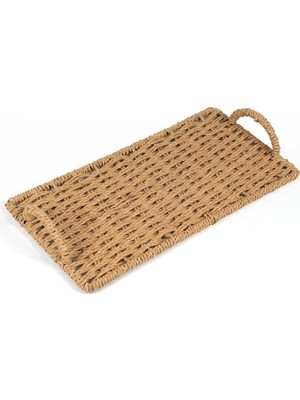 Matmel Deco Monarca Dekoratif Tepsi - Bej - 30 cm