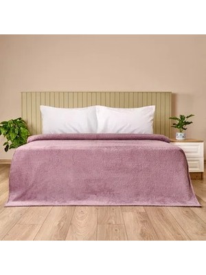 Matmel Sherpa Çift Kişilik Battaniye - Mürdüm - 180X220 cm