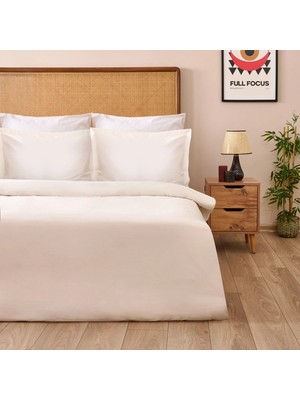 Matmel Soft Oxford Yastıklı Çift Kişilik Nevresim Takımı - Beyaz