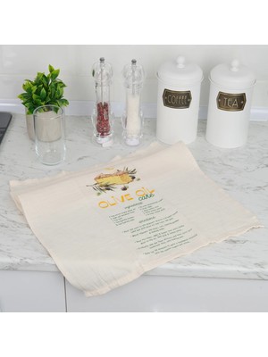 Matmel Soft Aliva Mutfak Havlusu - Beyaz - 40X66 cm