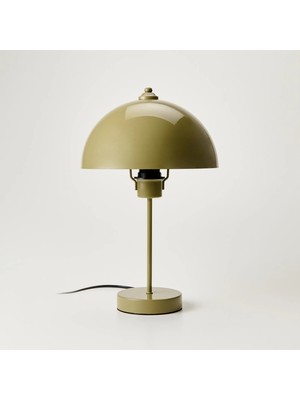 Matmel Lighting Metal Mantar Abajur - Parlak Zeytin Yeşili