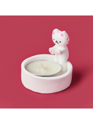 Matmel Deco Cat Mumluk - Beyaz - 5 cm