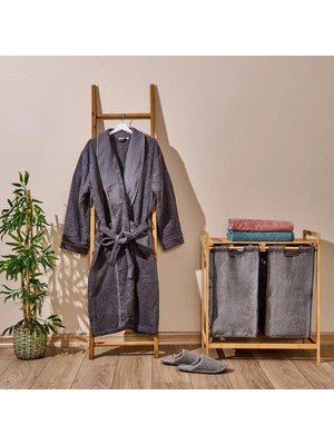 Matmel Soft Gent Erkek Bornoz - Antrasit - L / Xl