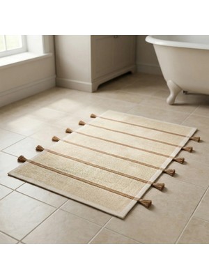 Matmel Soft Rigel Banyo Paspası - Ekru / Bej - 60X100 cm