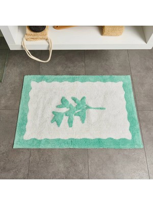 Matmel Soft Granny Summer Tufting Banyo Paspası - Beyaz - 60X90 cm