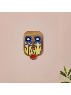 Matmel Deco Mask Duvar Panosu - Sarı - 20 cm