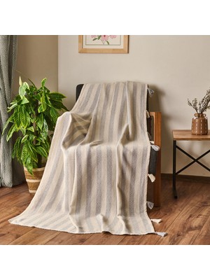 Matmel Soft Hill Koltuk Örtüsü - Gri - 115X200 cm
