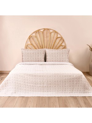 Matmel Soft Barella Çift Kişilik Yatak Örtüsü - Beyaz - 260X250 cm