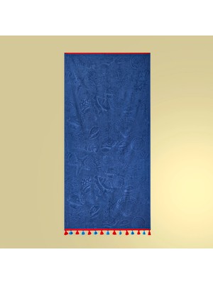 Matmel Soft Seashell Plaj Havlusu - Lacivert - 70X140 cm