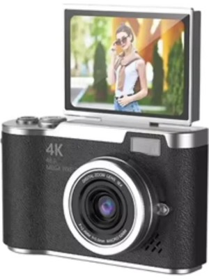 SHC4200 48 4K Dijital Kamera 8x Zoom 180 Derece Ekran Yeni Başlayanlar Için Uygun