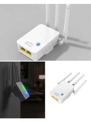 SHC4200 Ev Ofis Için Wifi Wps Düğmeli Güvenli Tekrarlayıcı