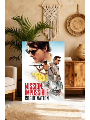 Mgi Design Estetik Retro Film Afişi Klasik Kanvas Tablo Mutfak Dekoru