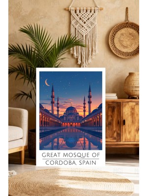 Mgi Design Şık Vintage Seyahat Posteri Çağdaş Kanvas Tablo Çalışma Odası Sanatı