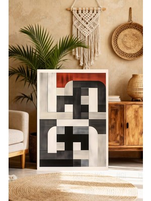 Mgi Design Şık Modern Sanat Tablosu Vintage Etkili Kanvas Tablo Lüks Duvar Sanatı