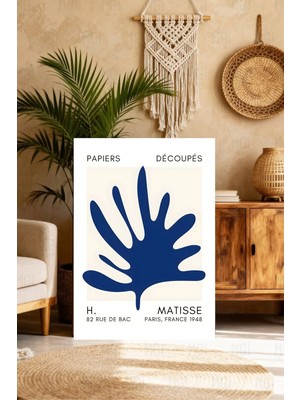 Mgi Design Şık Henri Matisse Reprodüksiyonu Boho Stilinde Kanvas Tablo Çalışma Odası Sanatı