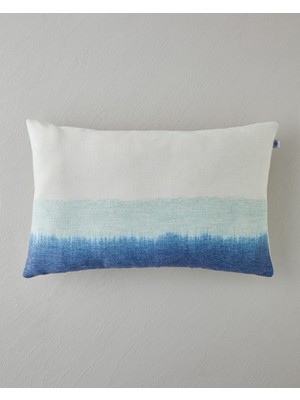 English Home Sea Marine Dolgulu Kırlent 35x50 cm Mavi-Bej