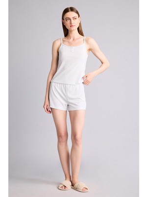 DeFacto Regular Fit Askılı 2'li Pijama Takımı I1171AX26SM