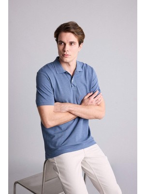DeFacto Pamuklu Regular Fit Polo Yaka Kısa Kollu Polo Tişört G8120AX26SM