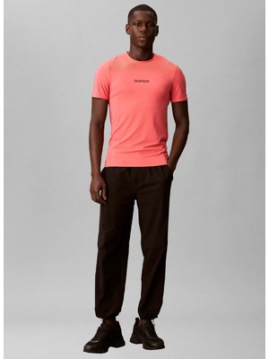 Calvin Klein Jeans Pembe Erkek T-Shirt LVGMS5K188XKP Pembe T-Shirt