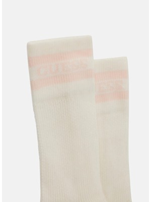 Guess Ekru Kadın Soket Çorap V6GZ09Z0807-A10F
