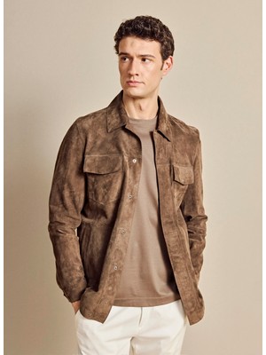 Brooks Brothers Kahverengi Erkek Standart Fit Gömlek BBSS26MLS003