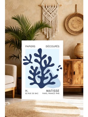 Mgi Design Estetik Henri Matisse Reprodüksiyonu Modern Tarzda Kanvas Tablo Yatak Odası Tablosu