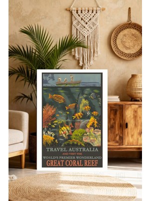 Mgi Design Galeri Kalitesinde Vintage Seyahat Posteri Klasik Kanvas Tablo Ofis Duvar Tablosu