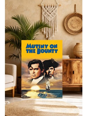 Mgi Design Şık Vintage Film Posteri Skandinav Tarzı Kanvas Tablo Salon Dekoru