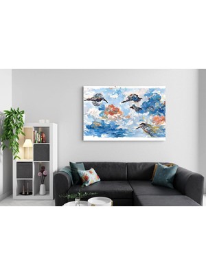 Mgi Design Modern Premium Sevimli Hayvan Resmi Kanvas Tablo Estetik Ev Aksesuarı
