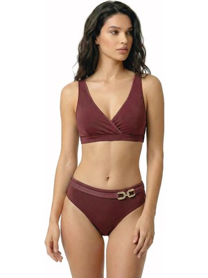 Bellisa Kahverengi Kadın Bikini Takım 261001