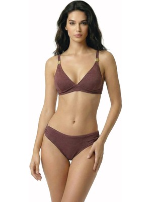 Bellisa Kahverengi Kadın Bikini Takım 261032