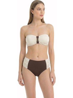Bellisa Ekru Kadın Bikini Takım 261033