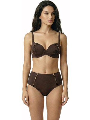 Bellisa Kahverengi Kadın Bikini Takım 261048