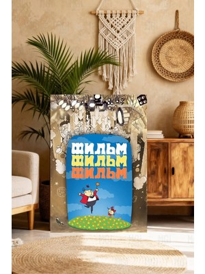 Mgi Design Şık Vintage Film Posteri Bohem Kanvas Tablo Mutfak Dekoru