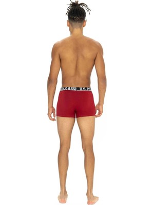 U.s. Polo Assn. Erkek 3' Lü Kutulu Bordo-Siyah-Antrasit Boxer - Çoklu Renk - ILC2.80B53D3F
