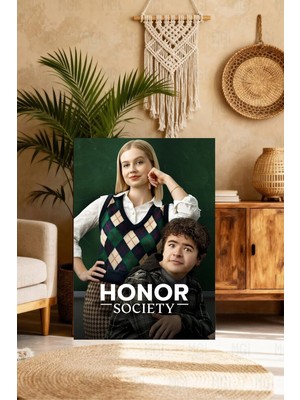 Mgi Design Zarif Retro Film Afişi Vintage Etkili Kanvas Tablo Şık Duvar Dekoru