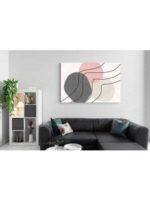 Mgi Design Sanatsal Soyut Geometrik Sanat Kanvas Tablo Şık Duvar Sanatı