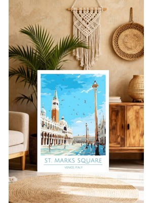 Mgi Design Modern Premium Vintage Seyahat Posteri Retro Kanvas Tablo Estetik Ev Aksesuarı