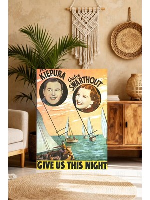 Mgi Design Sanatsal Vintage Sinema Film Posteri Kanvas Tablo Modern Sanat Eseri